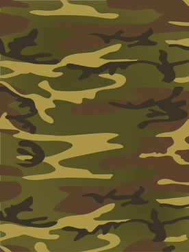 How are camouflage patterns designed?