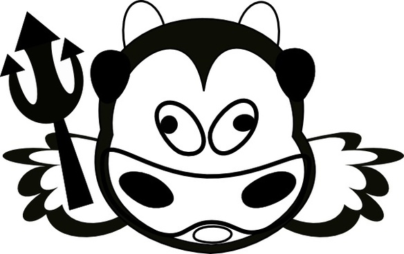 cow jumping clipart - photo #28