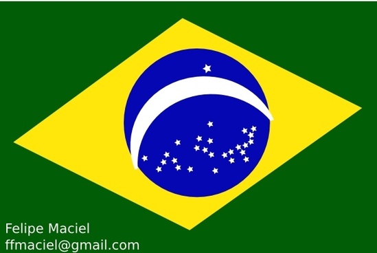 clip art flag of brazil - photo #11