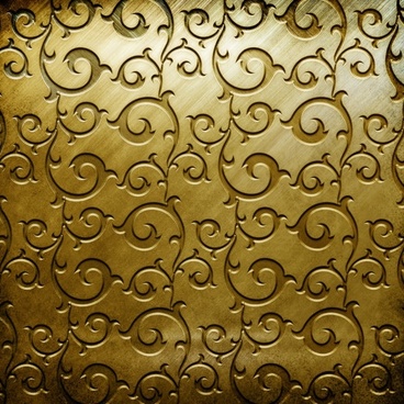 gold copperplate pattern engraved hd picture 1