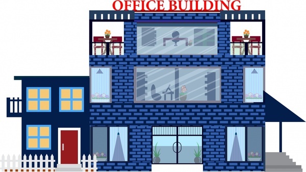 clipart of office buildings - photo #29