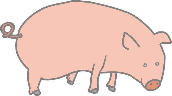 free clip art pig roast - photo #18