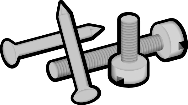 clipart of screws and nails - photo #23