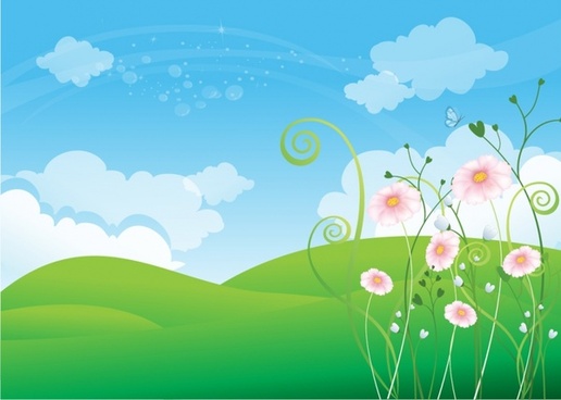 free spring clipart backgrounds - photo #16