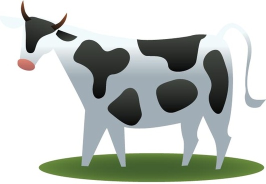 cow cdr clipart - photo #4