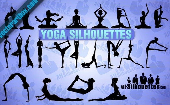 Free yoga silhouette vector free vector download (5,315 files) for