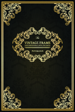 Vintage Floral Frame Vector Free Download