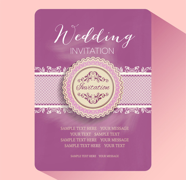 Sample wedding invitation editable