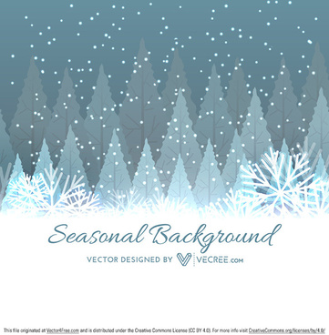 winter tree christmas background