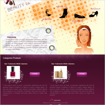 Beauty Co. Template