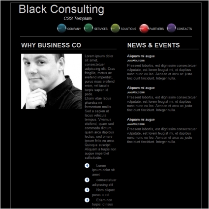 Consultancy Services Website Template
