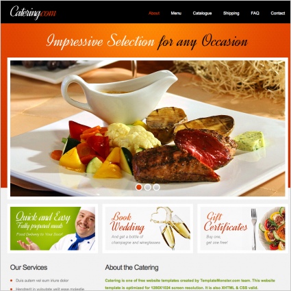 Catering.com Template