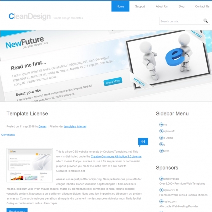 Free Design Templates on Clean Design Template Free Website Templates For Free Download