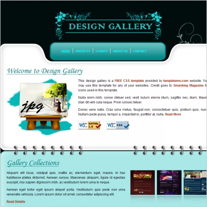 templates design gallery