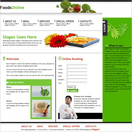 FoodsOnline Template