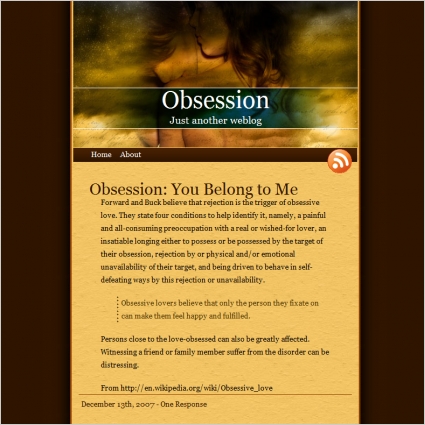 Obsession Template