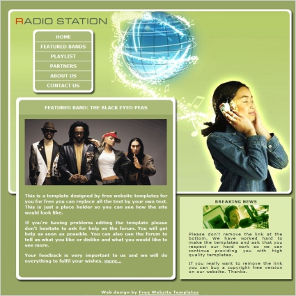 Radio Station Template
