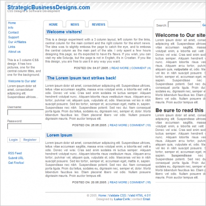 Strategic Business Designs Template
