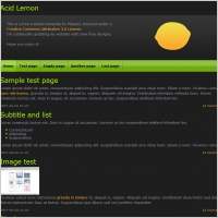 Acid Lemon Template