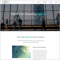 agency website template