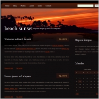 beach sunset