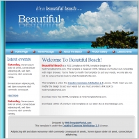 Beautiful Beach Template