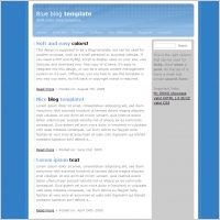 Blue Blog Template
