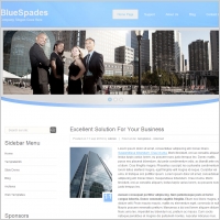 Blue Spades Template