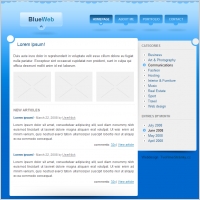 Blue Web Template