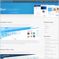 BlueCorporation Template