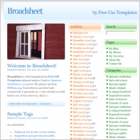 broad sheet