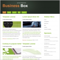 Business Box Template