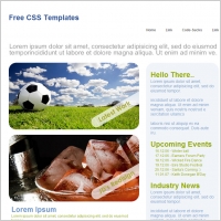 Clear Football Template