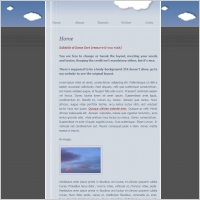 Clouds Up Template