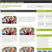 Corpwire Magazine Template