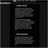 Download Template Blog Black Metal