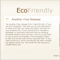 Eco Friendly Template