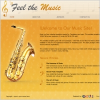 Feel The Music Template