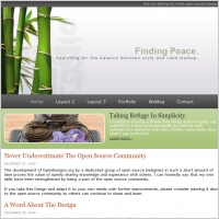 Finding Peace Template