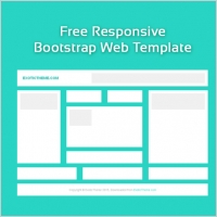 free blank responsive web template