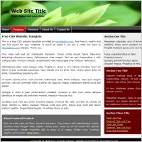 Free website template