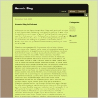 Generic Blog Template
