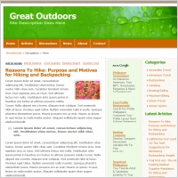Great Outdoors Template