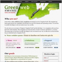 Green Web Template
