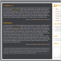 Grey Blog Template