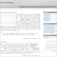 Grey World Design Template