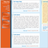Happy Blog Template