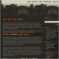 Lay of the Land Template