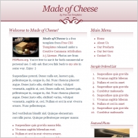 made of cheese