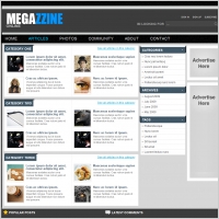 MEGAZZINE Template